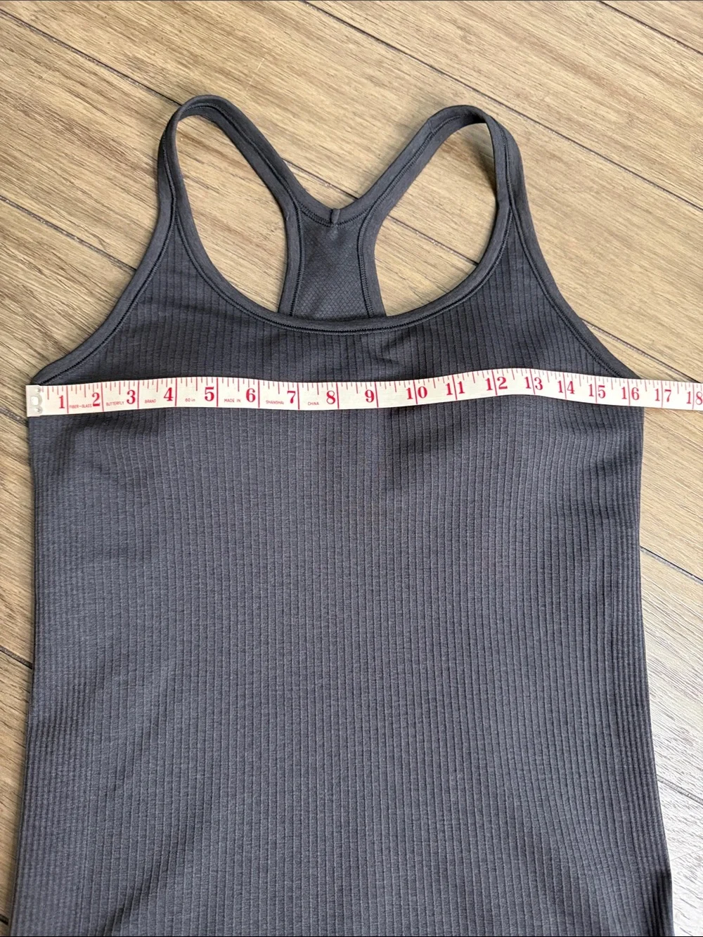 lululemon athletica Ebb to Street Ribbed Scoop Neck Light Support Tank Black 10